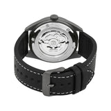 Seiko Neo Sports Automatic Black Leather Men's Watch | SRPC89K1