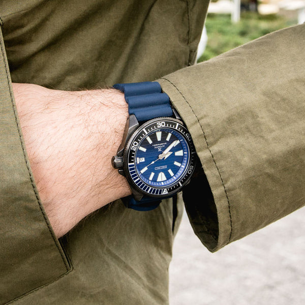 Seiko 'PROSPEX' Ocean Diver's "Samurai" Blue Men's Watch | SRPD09K1