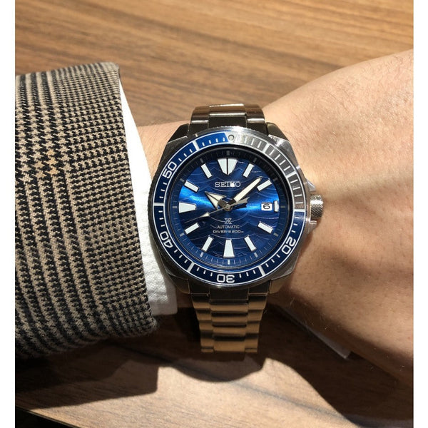 SEIKO PROSPEX  SAMURAI SAVE THE OCEAN GREAT WHITE SHARK | SRPD23K1