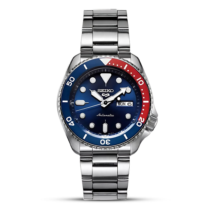 Seiko 5 Sports Pepsi Blue Dial Automatic Men's Watch| SRPD53K1