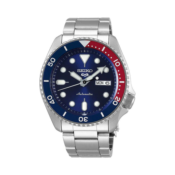 Seiko 5 Sports Pepsi Blue Dial Automatic Men's Watch| SRPD53K1