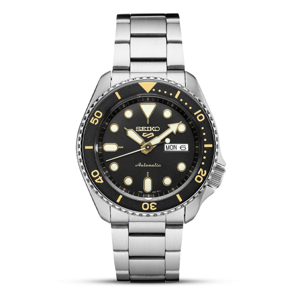 Seiko 5 Sports Black Dial Automatic Men's Watch| SRPD57K1