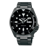 Seiko 5 Sports SKX Black Dial Gunmetal Strap Men's Watch| SRPD65K1