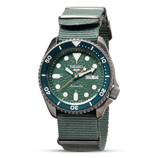 Seiko 5 Sense Sports Analog Green Dial Men's Watch| SRPD77K1