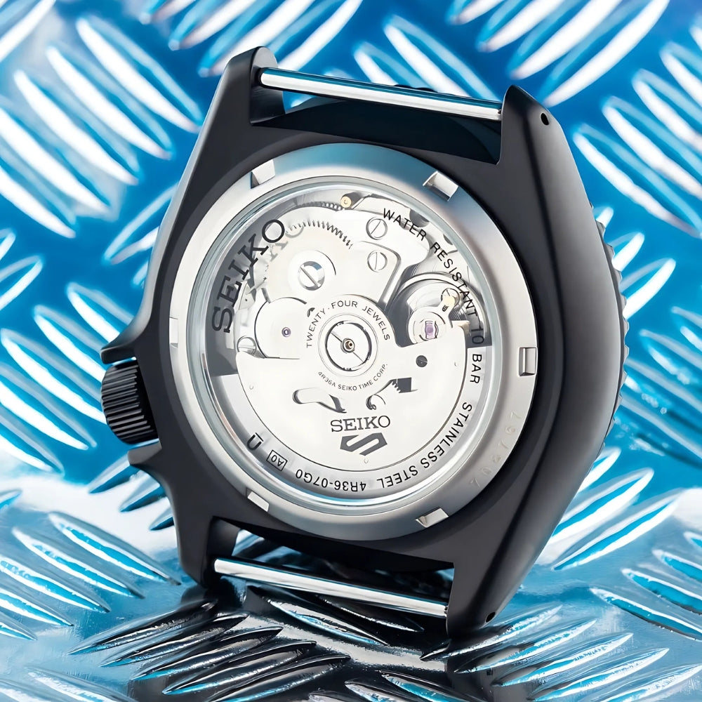 Seiko 5 Sports "Street" Stealth Black Automatic Men's Watch | SRPD81K1