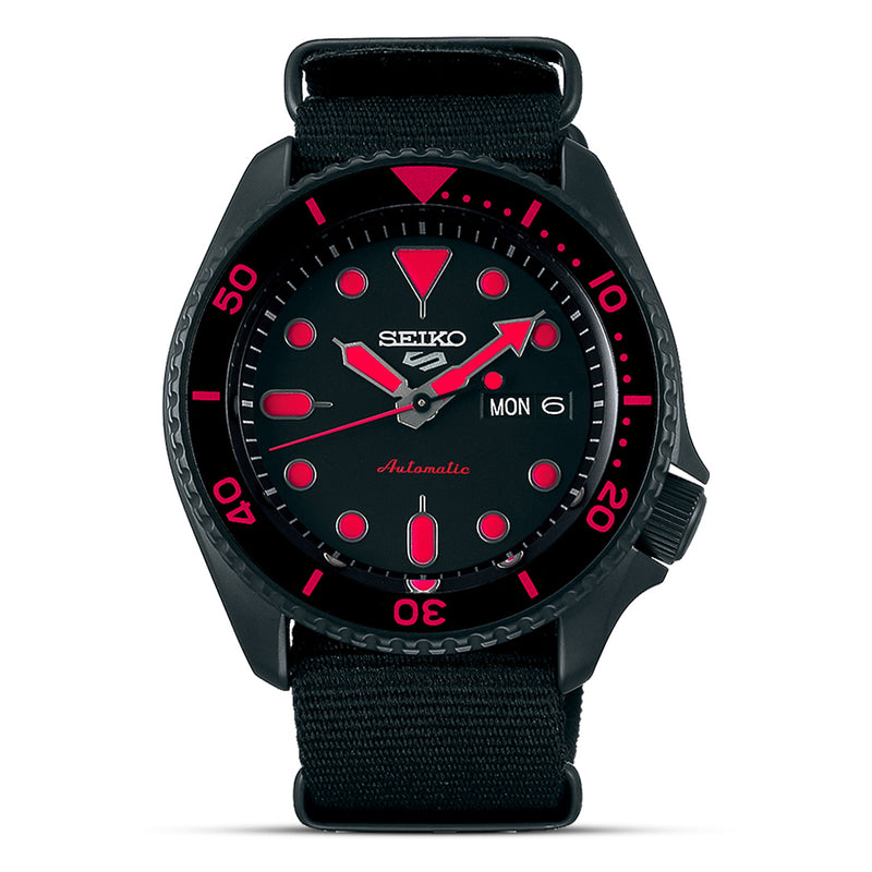 Seiko 5 Sports Analog Black Dial Men's Watch SRPD83K1