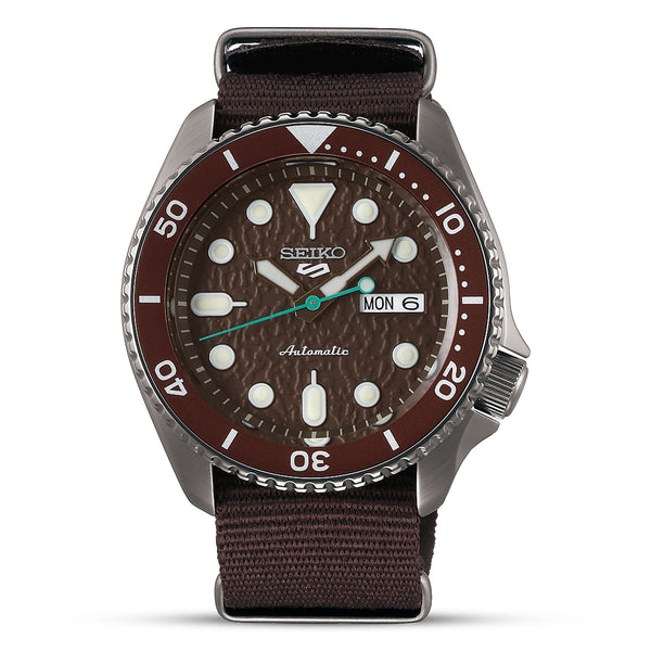 Seiko 5 Sports Automatic Brown Dial Men's Watch | SRPD85K1