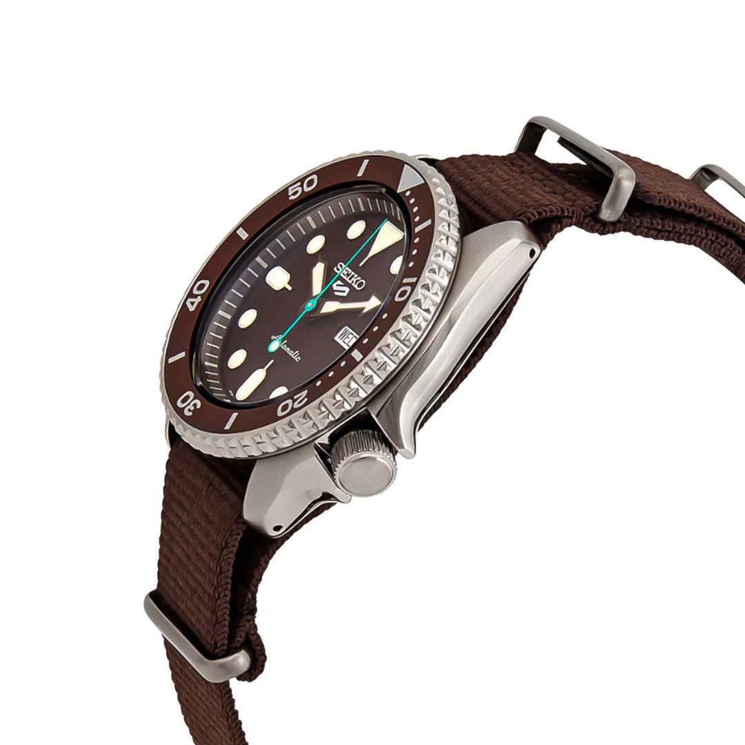 Seiko Sports Automatic Brown Dial Men's Watch SRPD85K1