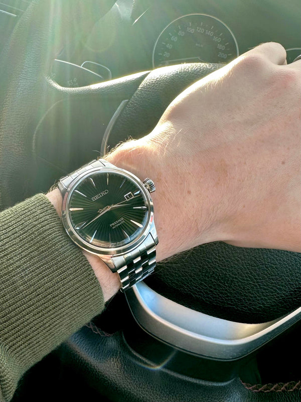 SEIKO PRESAGE Cocktail Green Dial Watch SRPE15J1