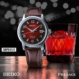 Seiko Presage Cocktail Red Dial Automatic Men's Watch SRPE41J1