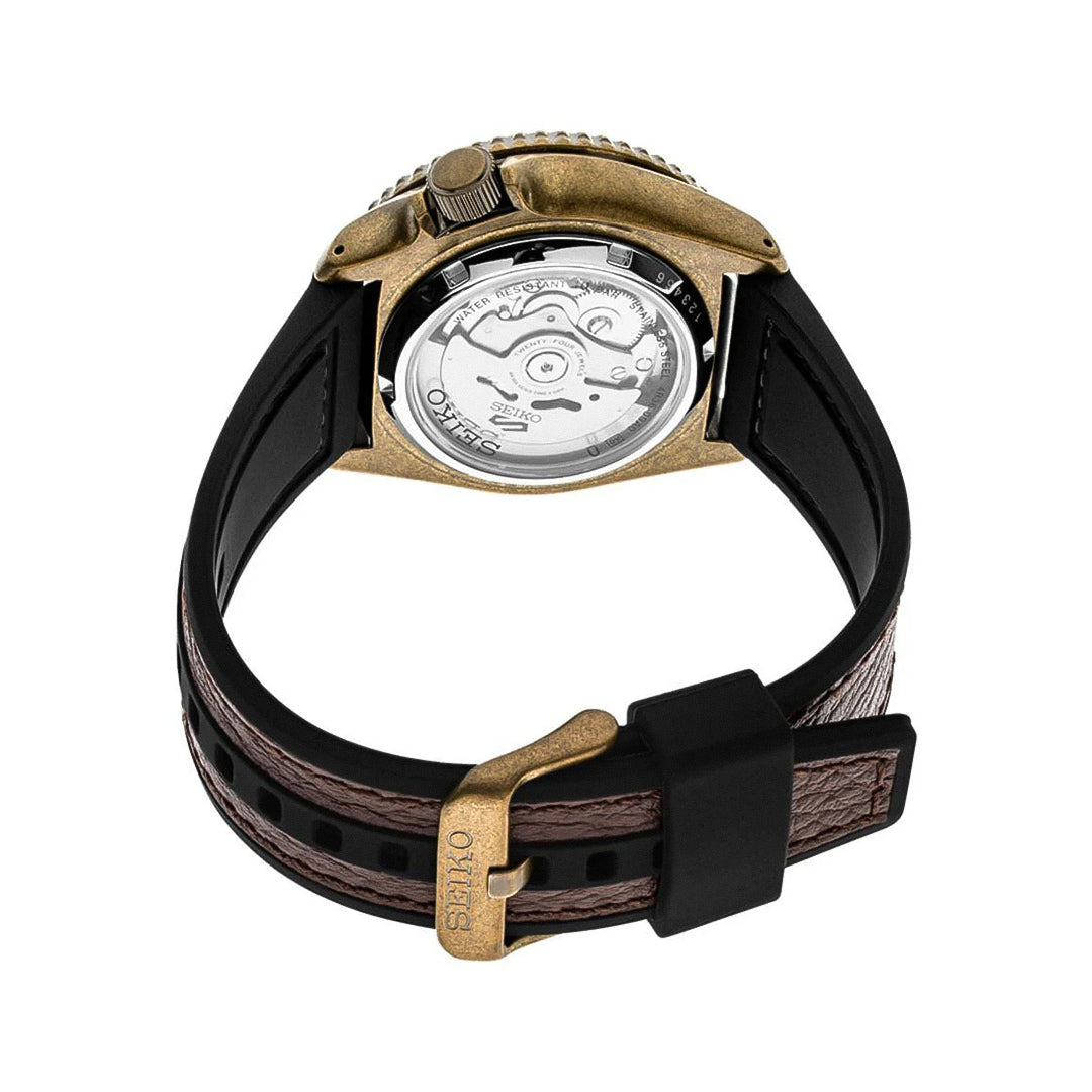 Seiko 5 Sports SKX Automatic Gold Tone Men's Watch | SRPE80K1