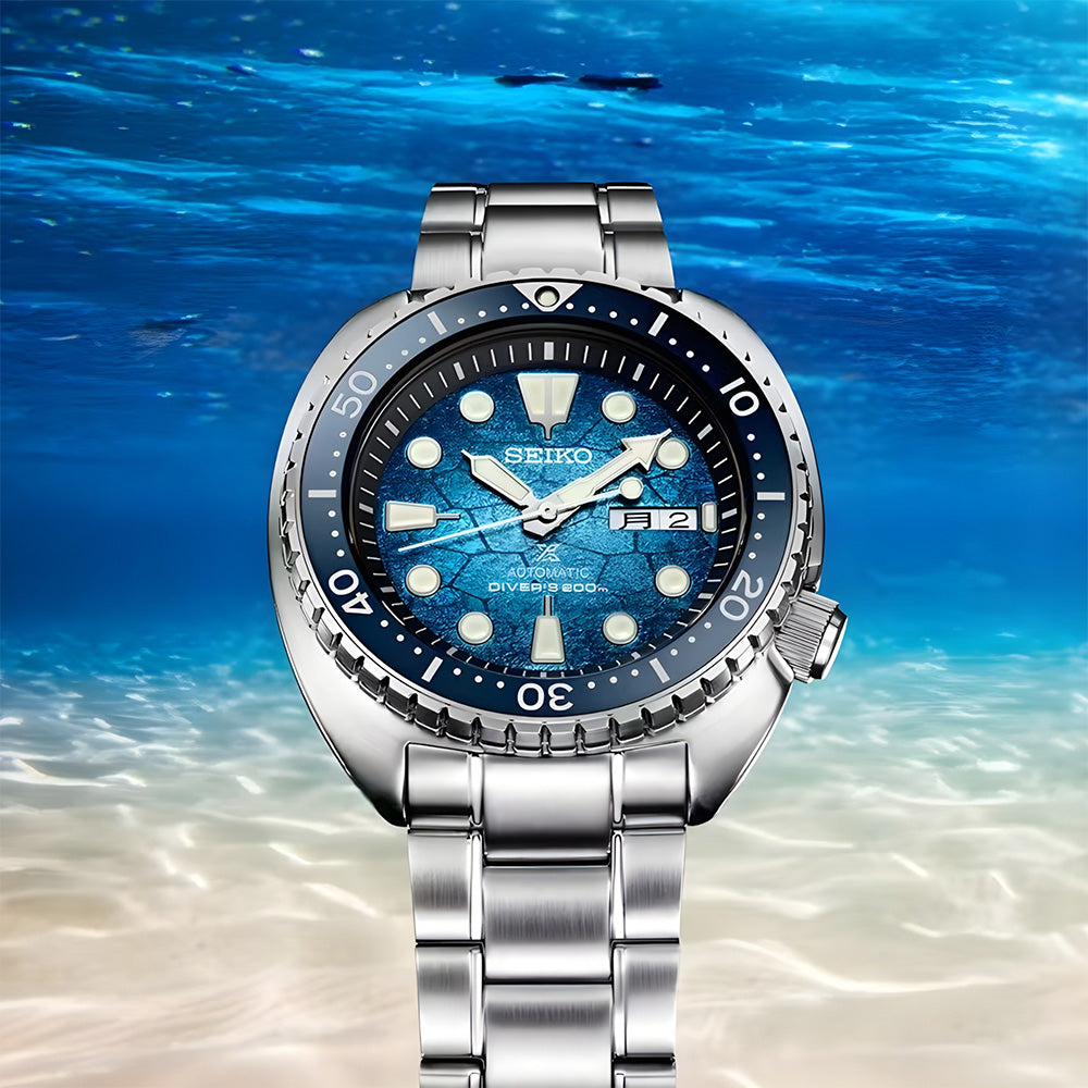 SEIKO 'Silfra' Prospex "King Turtle" Special Edition Watch SRPH59