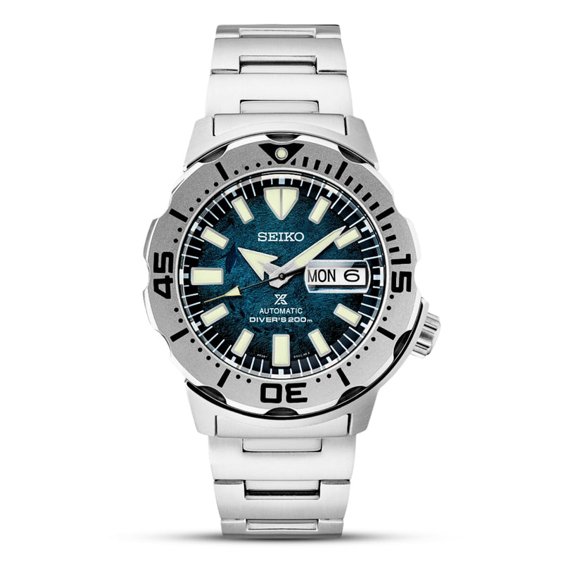 Seiko Prospex Antarctica Monster ‘Save the Ocean" Watch| SRPH75K1