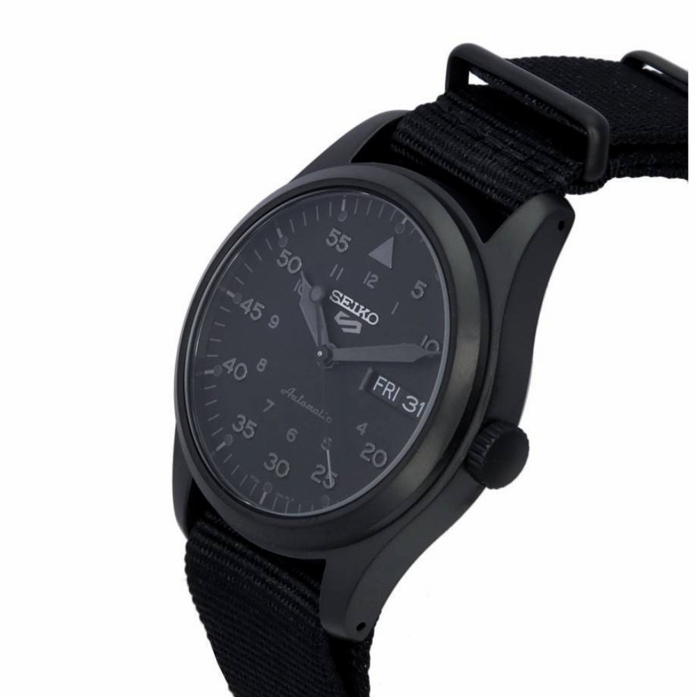 Seiko 5 Sports ‘Stealth’ Black Dial Men's Watch | SRPJ11K1