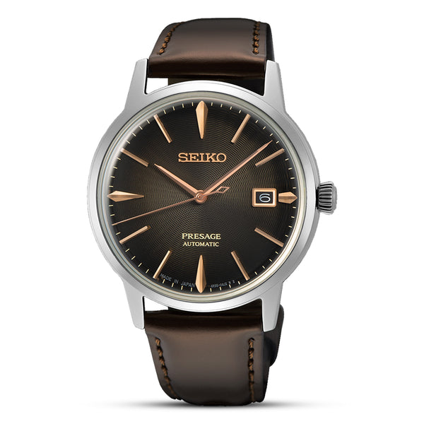 Seiko "Presage Cocktail Time" Irish Coffee Dial Men's Watch | SRPJ17J1