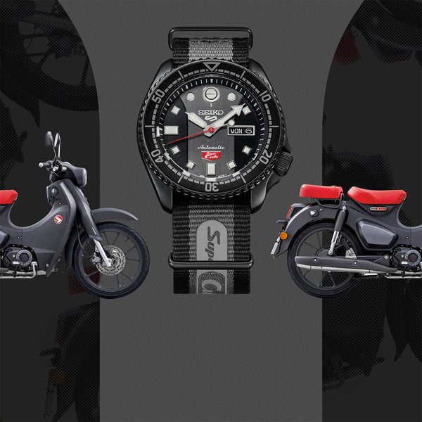 Seiko 5 Sports "Honda Super Cub" Limited Edition Watch SRPJ75K1