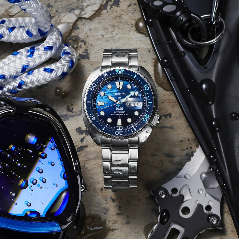 SEIKO Prospex 'Great Blue' 'Turtle' Scuba PADI Special Edition Men's Watch | SRPK01K1