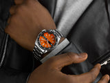 Seiko 5 Sports Double Hurricane Orange Dial Automatic Watch SRPK11K1