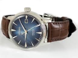 Seiko Presage Cocktail Time 'Midnight Blue" Dial Watch SRPK15J1