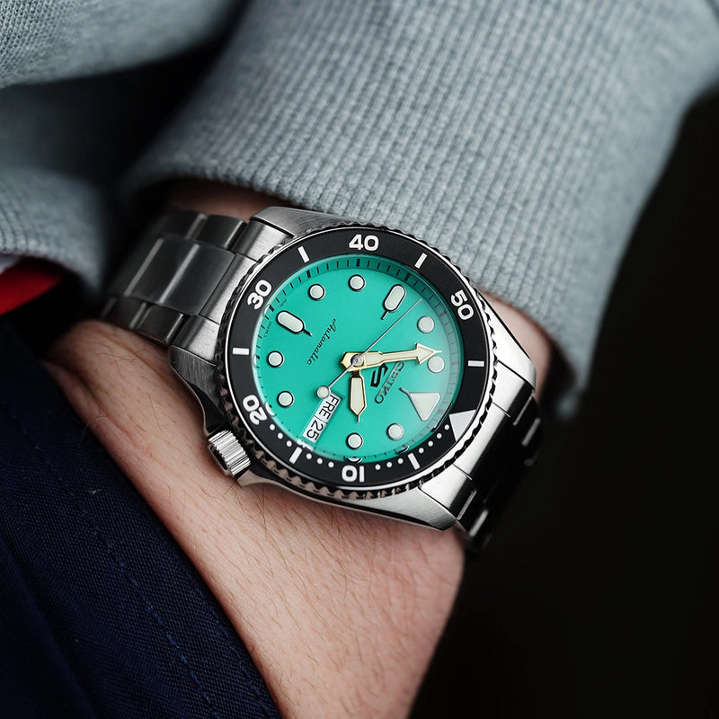 Seiko 5 Sports SKX “Midi” Teal Dial Automatic Men's Watch| SRPK33K1