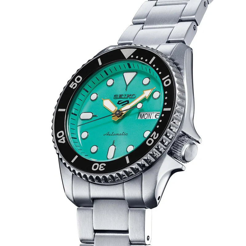 Seiko 5 Sports SKX “Midi” Teal Dial Automatic Men's Watch| SRPK33K1