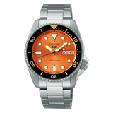 Seiko 5 Orange Automatic 38mm Dial Watch SRPK35K1