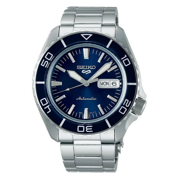 Seiko 5 SKX Automatic Blue Dial Stainless Steel Watch | SRPK97