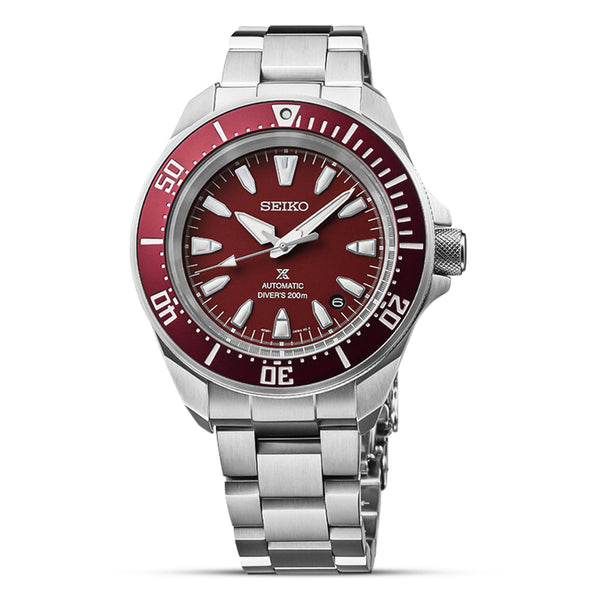 Seiko Prospex Sea Samurai Automatic Red Dial Men's Watch | SRPL11K1