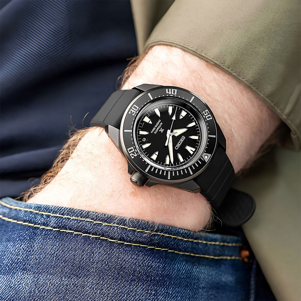 Seiko Prospex Samurai Automatic Black Dial Diver Watch SRPL15K1 