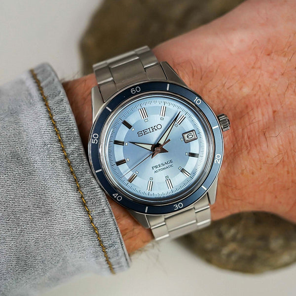 Seiko Presage Style60's ‘Retro Blue’ European Limited Edition Watch | SRPL19J1