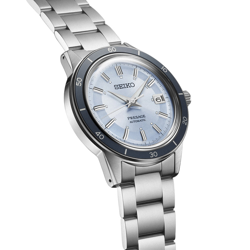 Seiko Presage Style60's ‘Retro Blue’ European Limited Edition Watch | SRPL19J1