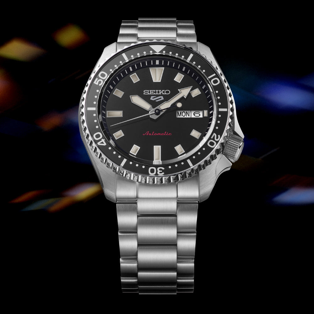 Seiko 5 Sports SKX Series Automatic Black Dial Men's Watch | SRPL85