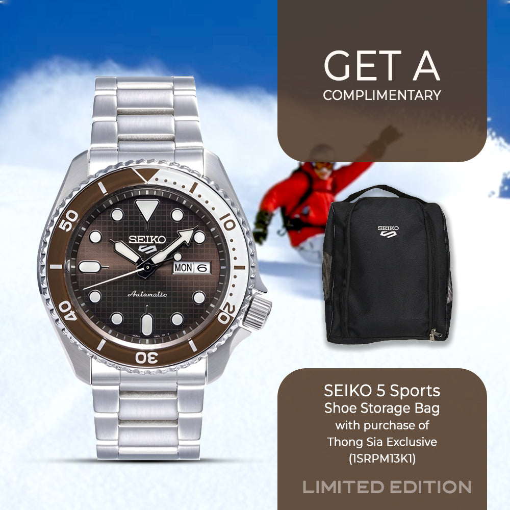 Seiko 5 Sports 'Winter Sports' Limited Edition Automatic Watch SRPM13K1