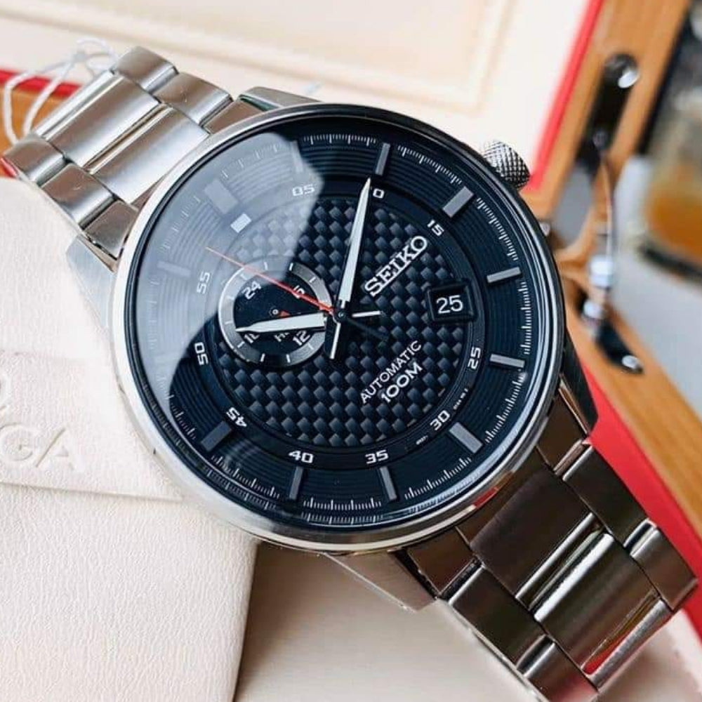 Seiko Neo Sports Automatic Black Dial Men's Watch | SSA381K1