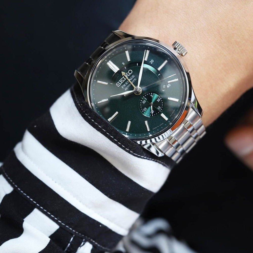Seiko Presage Green Dial Automatic Men’s Watch| SSA397J1