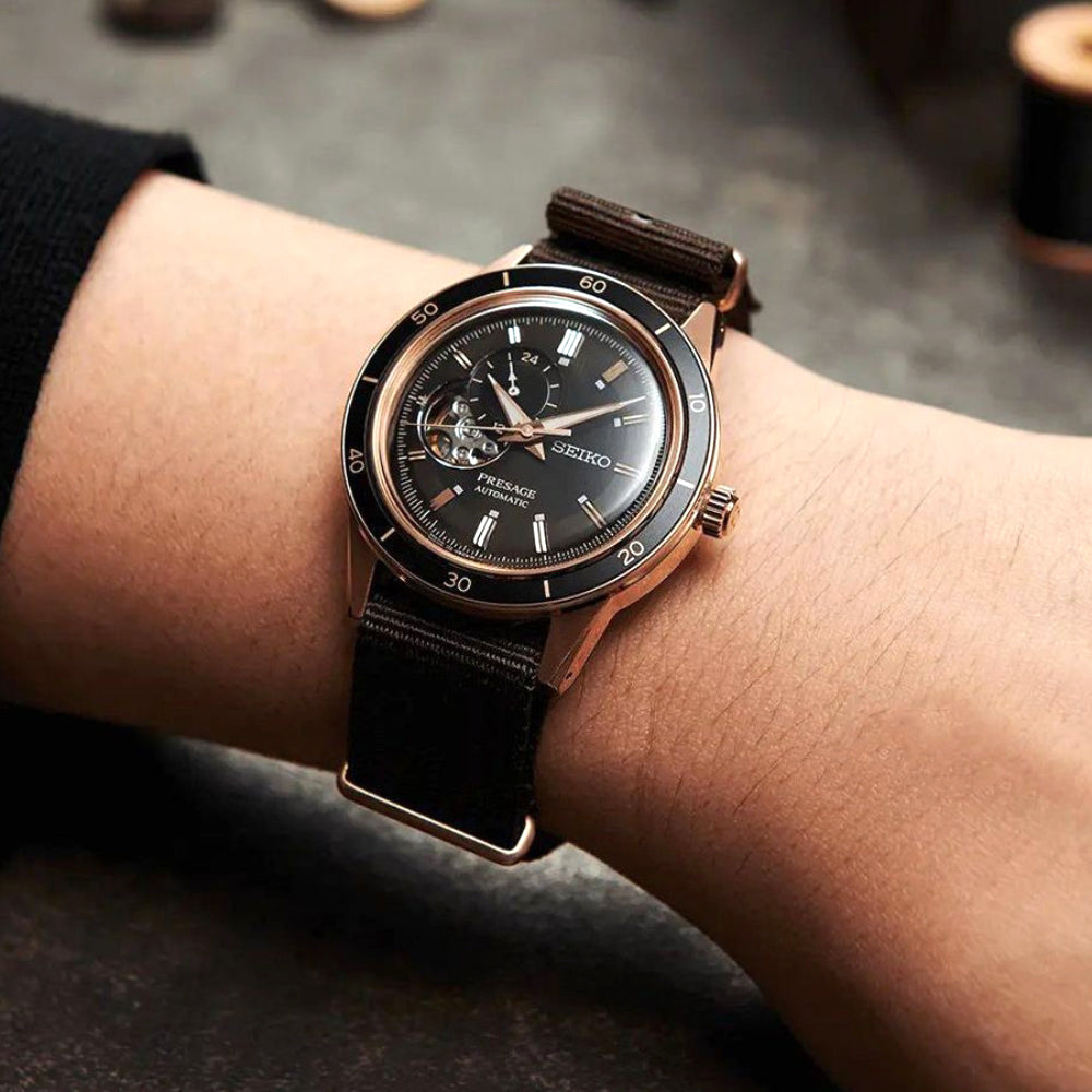 Seiko Presage Style 60's Open Heart Dial Men's Watch SSA426J1