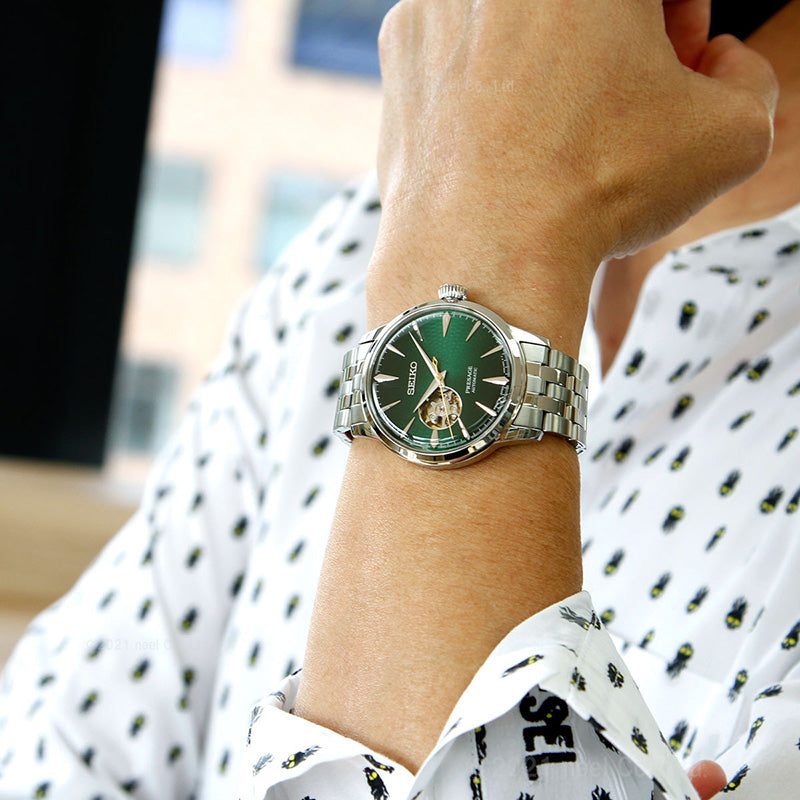 Seiko Presage Cocktail Time ‘Grasshopper’ Green Dial Watch SSA441J1