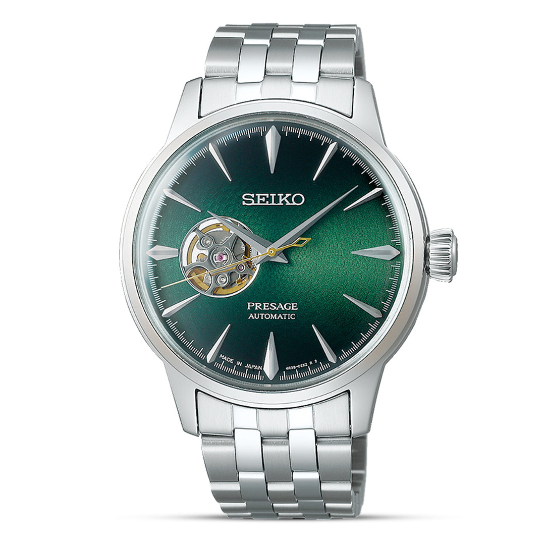 Seiko Presage Cocktail Time 'Grasshopper' Green Dial Watch SSA441J1