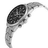 SEIKO Chronograph Quartz Black Dial Men's Watch| SSB379P1