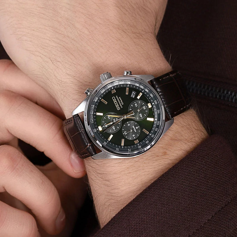 Seiko horloge SSB385P1 - Chronograaf met datumweergave Seiko horloge SSB385P1 - Chronograaf met datumweergave