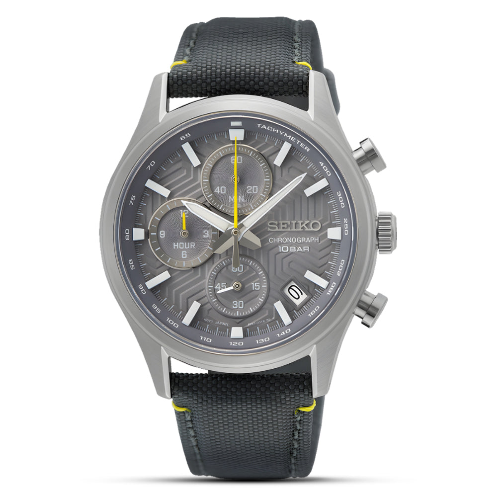 Seiko Sport Chronograph Grey Dial Men's Watch SSB423P1