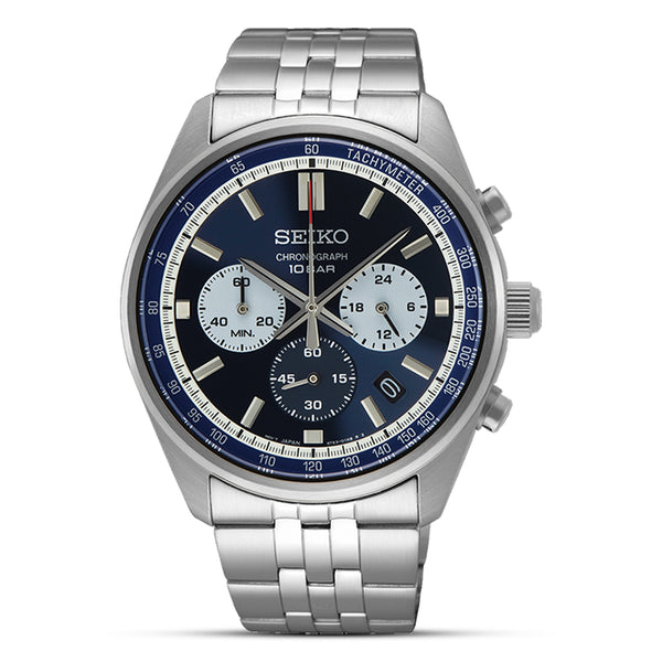 SEIKO Chronograph Quartz Blue Dial Men's Watch| SSB427P1