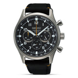 Seiko Sport Chronograph Black Dial Nylon Band Men's Watch | SSB449P1