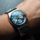 Seiko Sport Chronograph Quartz Blue Dial Men's Watch | SSB453P1