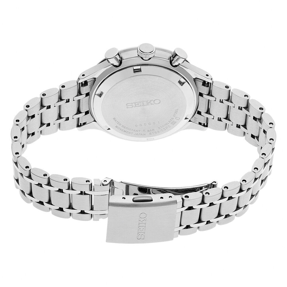 Seiko Essentials Chronograph Blue Dial Men's Watch | SSB477P1