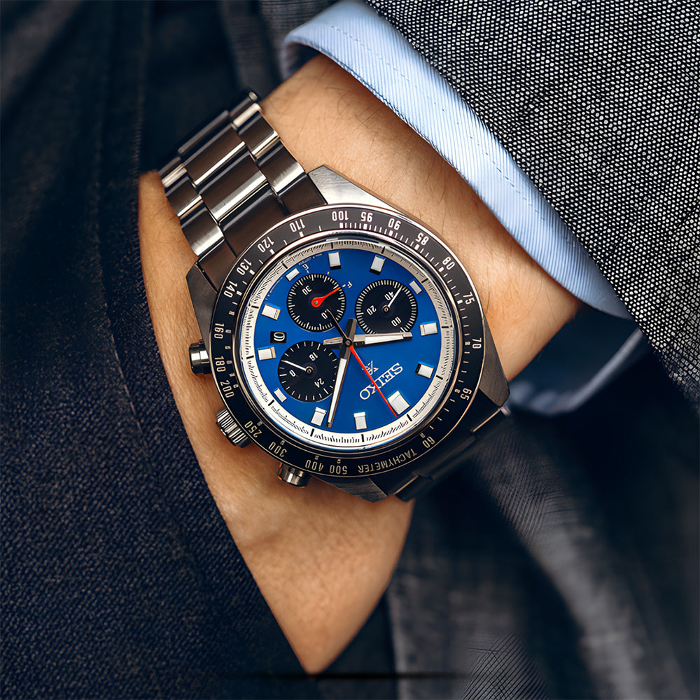 Seiko Prospex "Speedtimer" U.S. Special Edition Solar Chronograph Men's Watch | SSC931