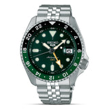 SEIKO 5 SPORTS GMT GREEN DIAL MEN'S WATCH | SSK035