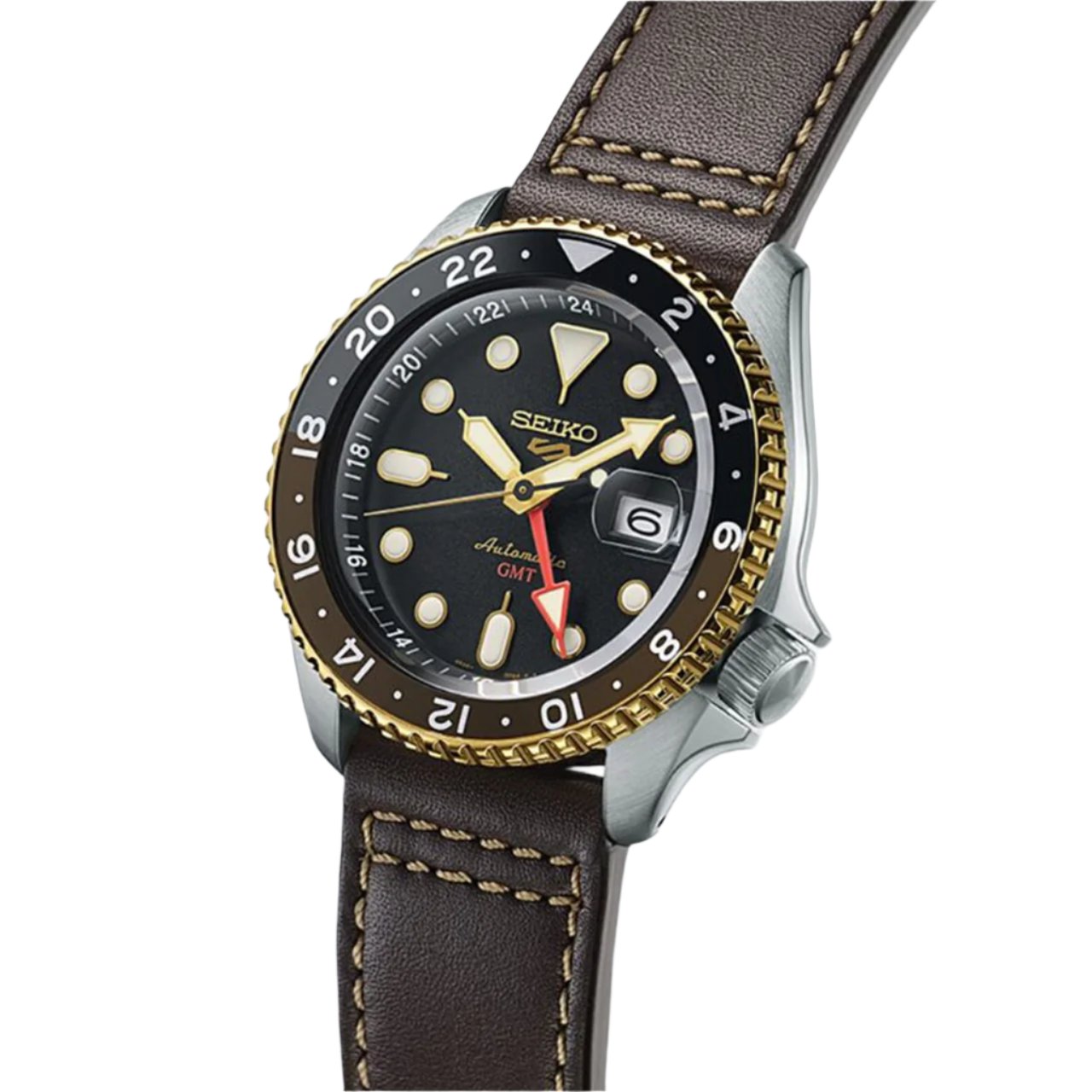 SEIKO SKX GMT BLACK DIAL MEN'S WATCH SSK036 - Main Image