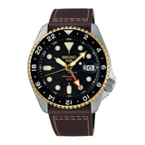 SEIKO 5 SKX GMT BLACK DIAL MEN'S WATCH | SSK036