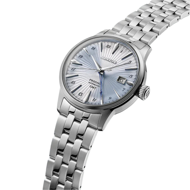 Seiko Presage ‘Skydiving’  Cocktail Time GMT Men's Watch | SSK037J1